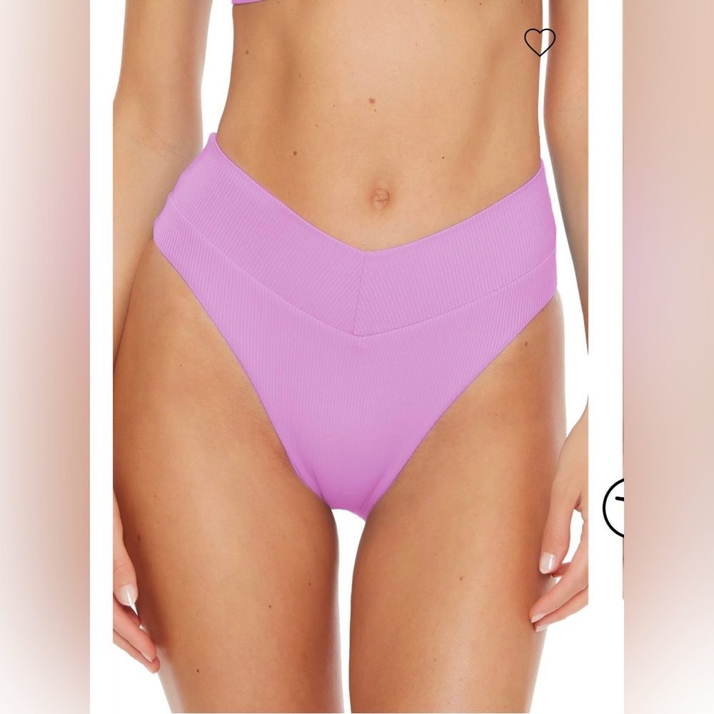 Becca Elise Banded High Waist Bikini Bottom (NWOT)